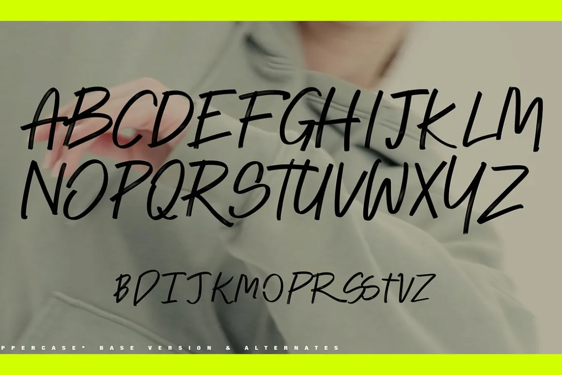 Animated Marker Font - BLACKDOT