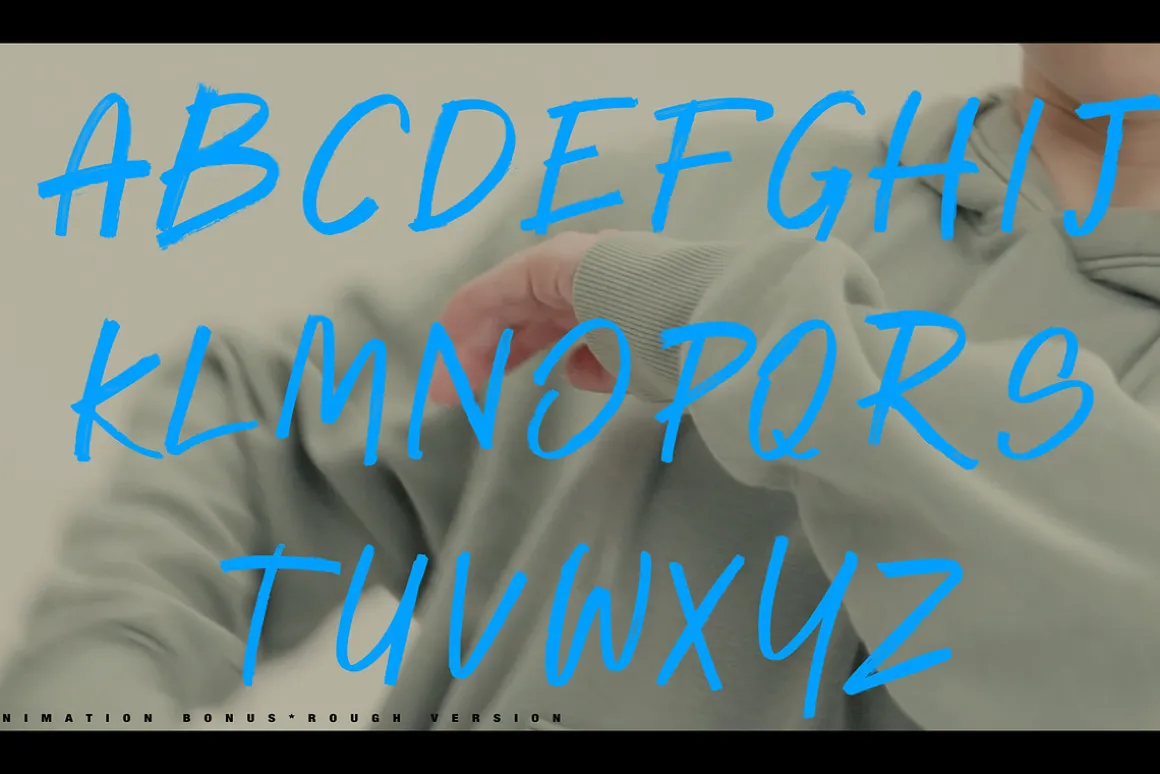 Animated Marker Font - BLACKDOT
