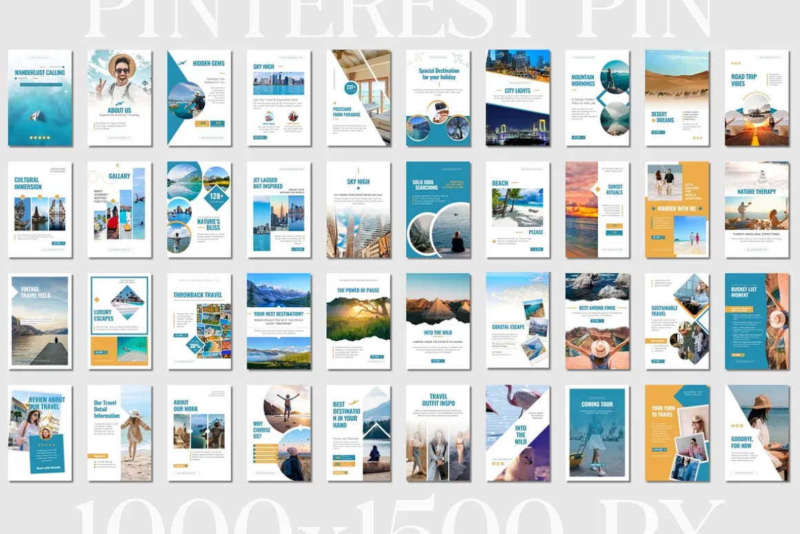 150 Animated Travel Social Media Kit