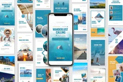 150 Animated Travel Social Media Kit