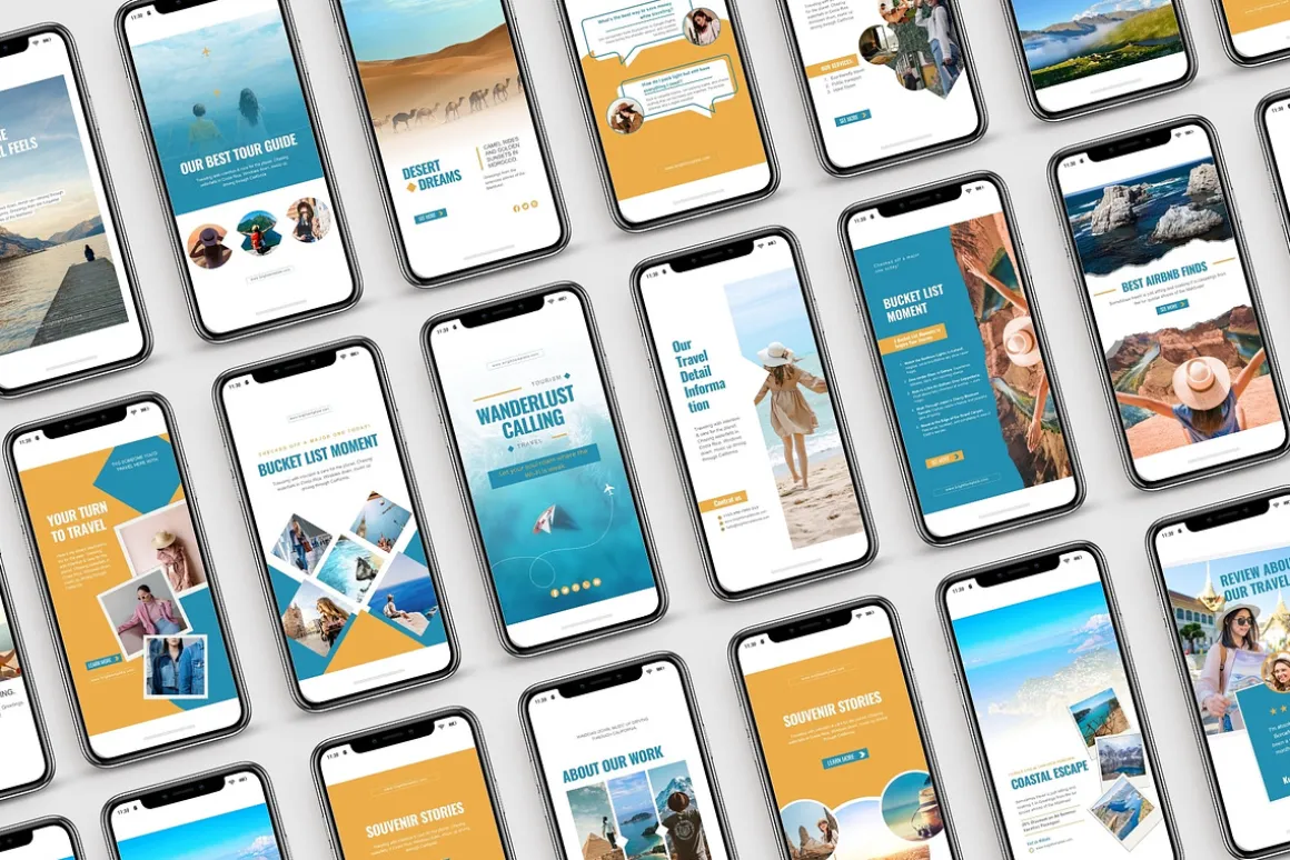 150 Animated Travel Social Media Kit