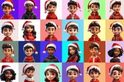 125 Animoji - Christmas Children