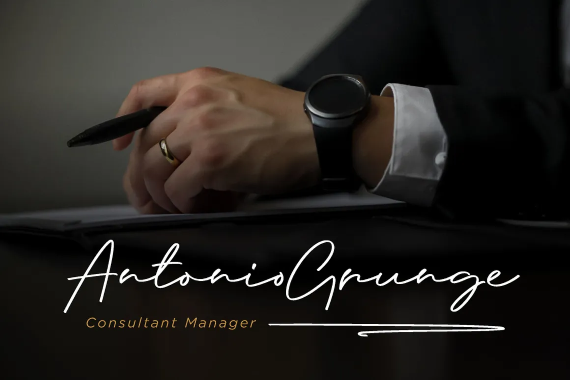 Anjel // Classy Signature Font
