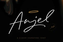 Anjel // Classy Signature Font