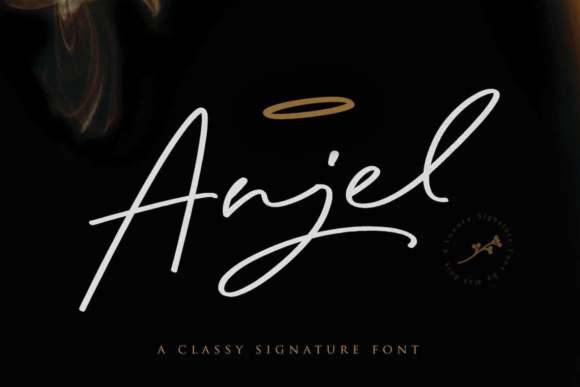 Anjel // Classy Signature Font