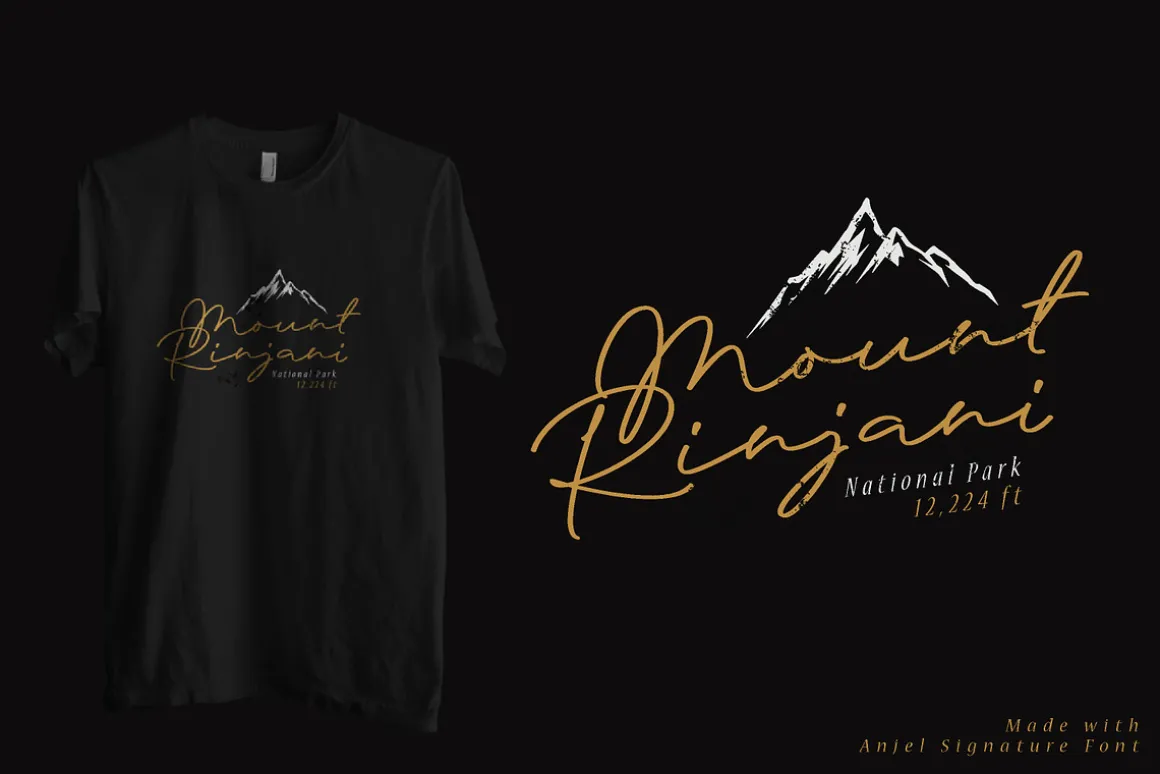 Anjel // Classy Signature Font