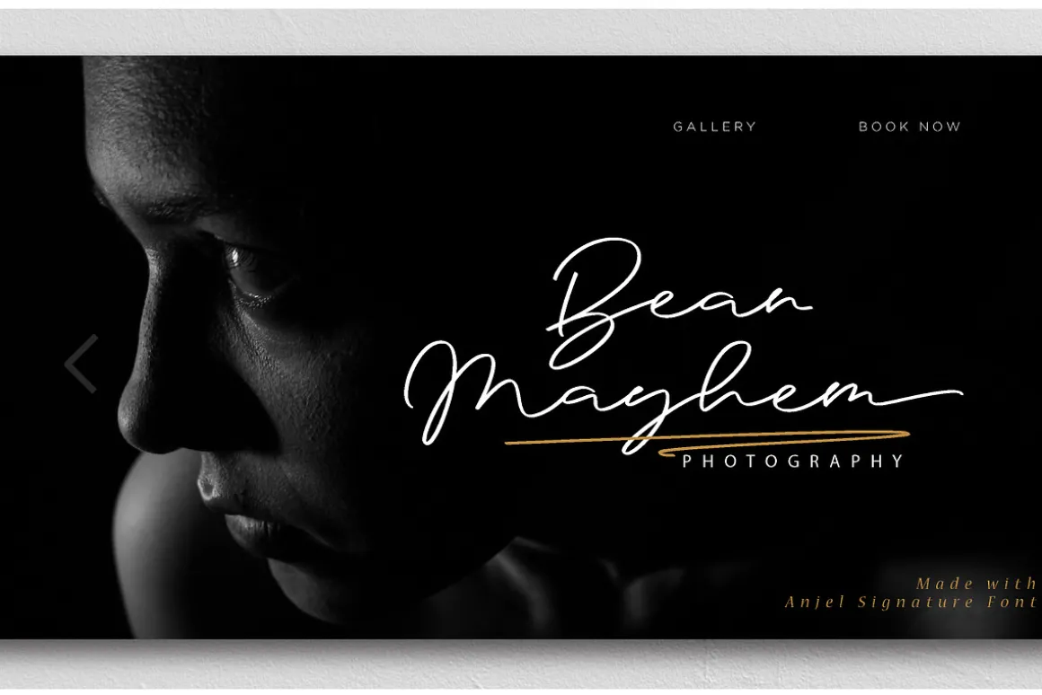 Anjel // Classy Signature Font