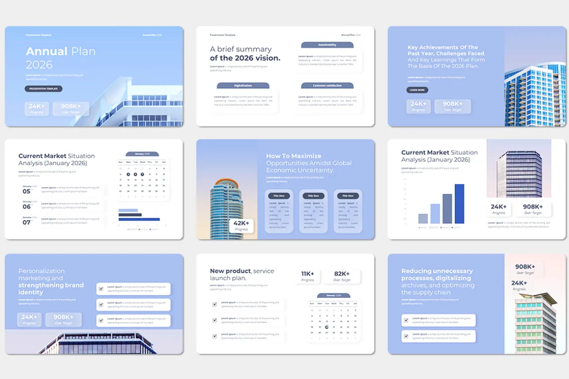 Annual Plan 2026 - Keynote Template