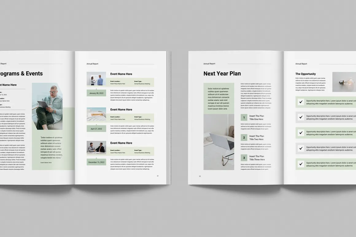 Annual Report | MS Word & Indesign