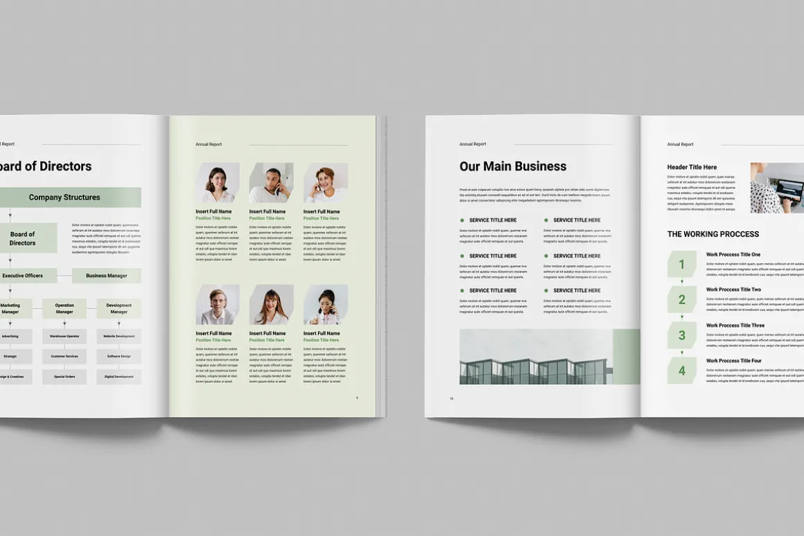 Annual Report | MS Word & Indesign