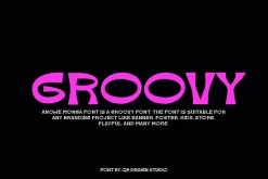 Anowe Monga - Groovy Font