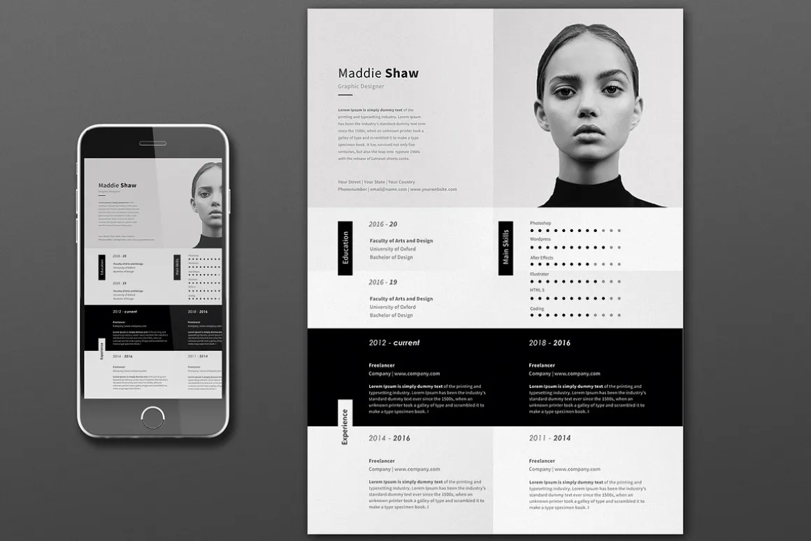 Antares Resume Template