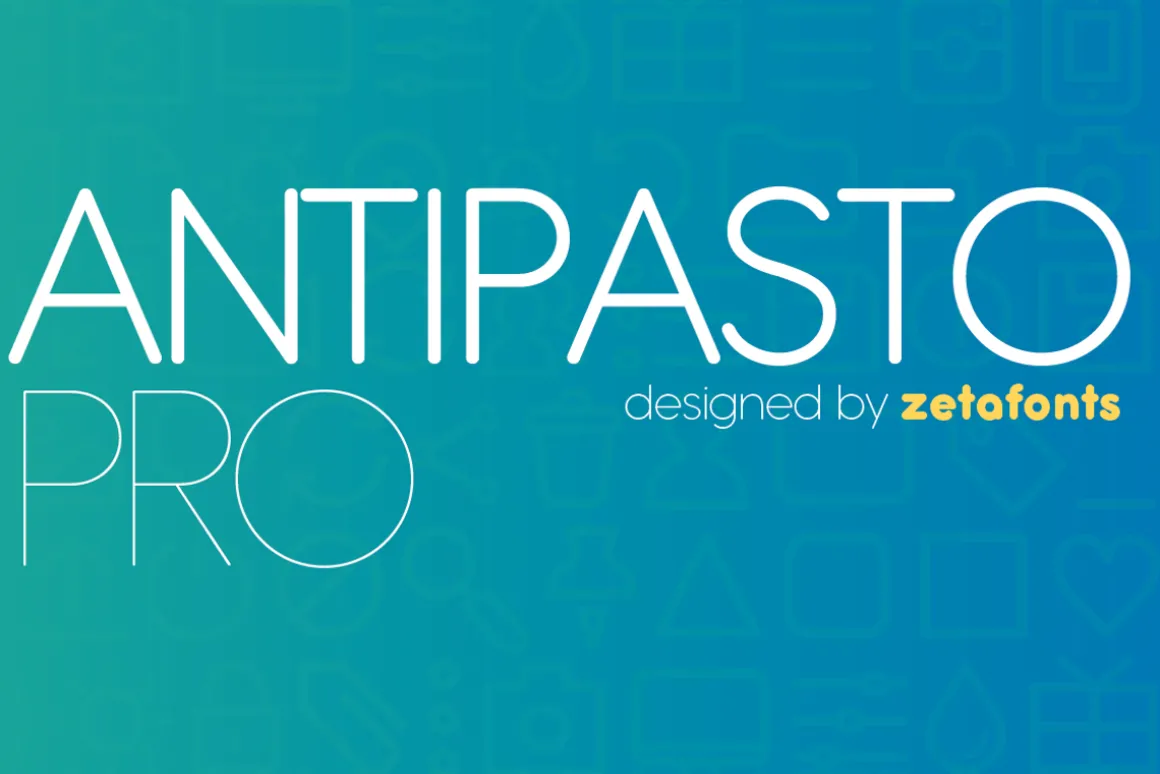 Antipasto Pro - 17 fonts