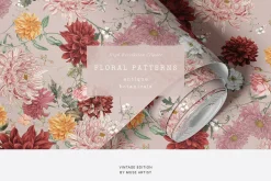 ANTIQUE BOTANICALS Vintage Flowers