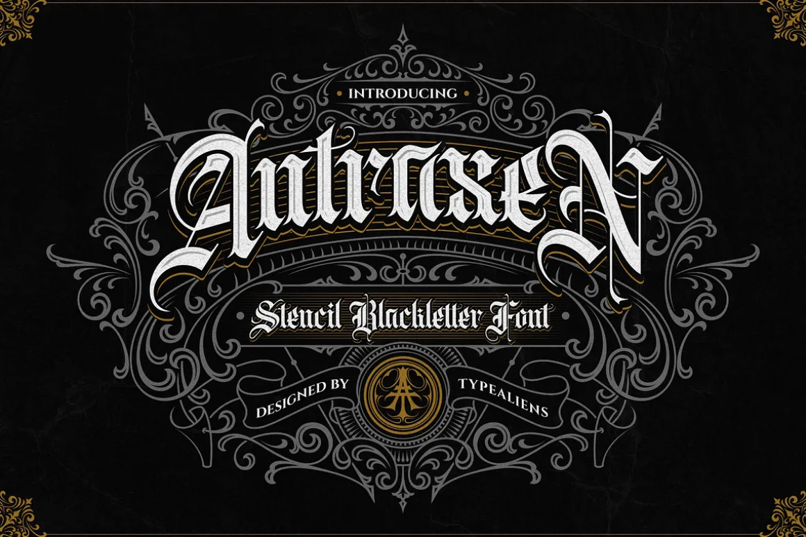Antraxen for Tattoo & Liquor Brand