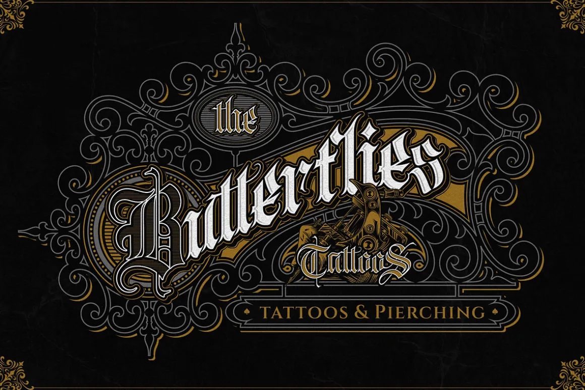 Antraxen for Tattoo & Liquor Brand