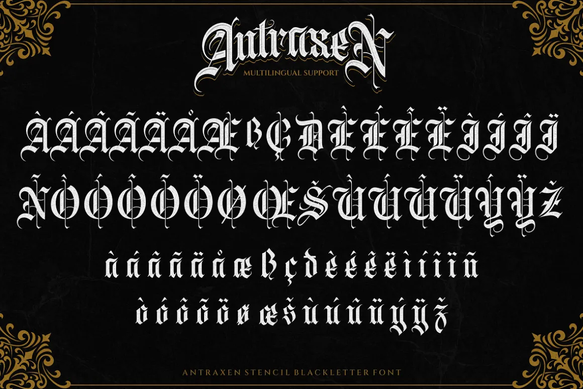 Antraxen for Tattoo & Liquor Brand