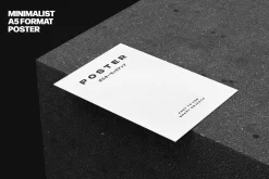 A5 Paper Mockup On Stone