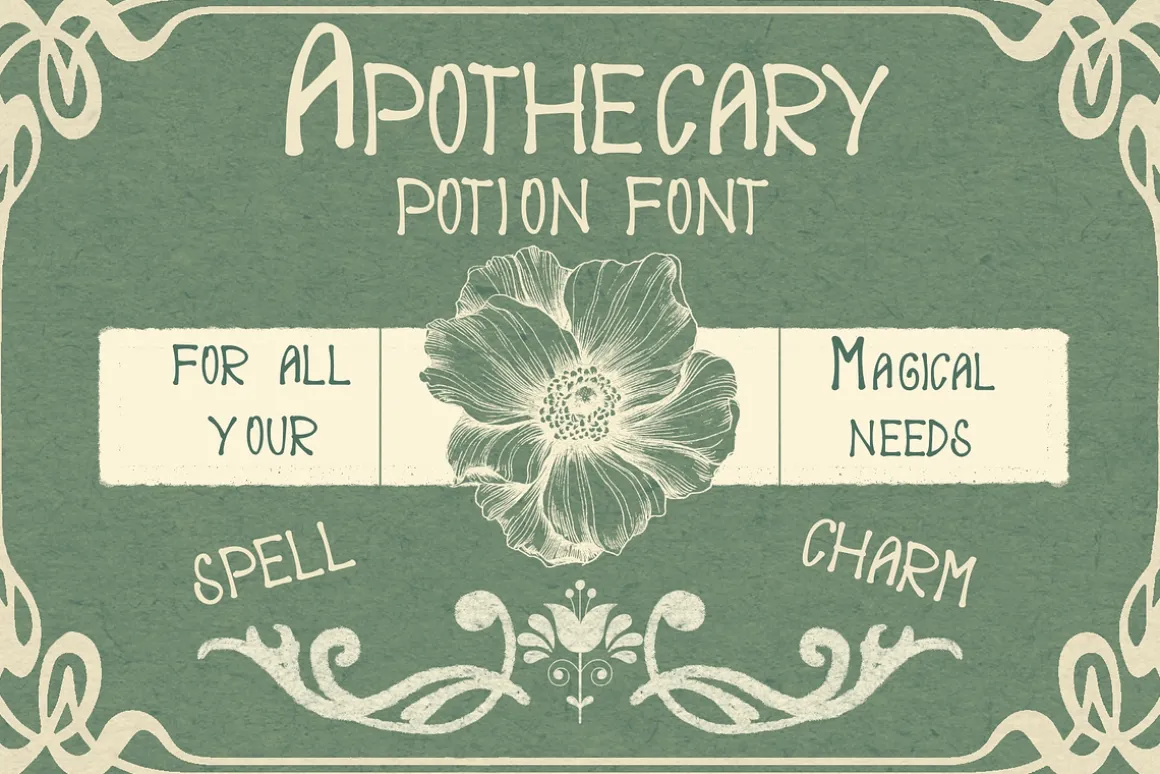 APOTHECARY POTION font