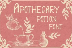 APOTHECARY POTION font