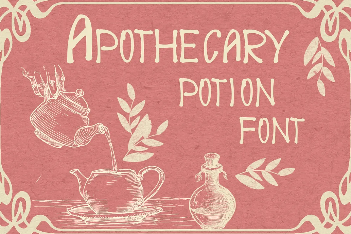 APOTHECARY POTION font