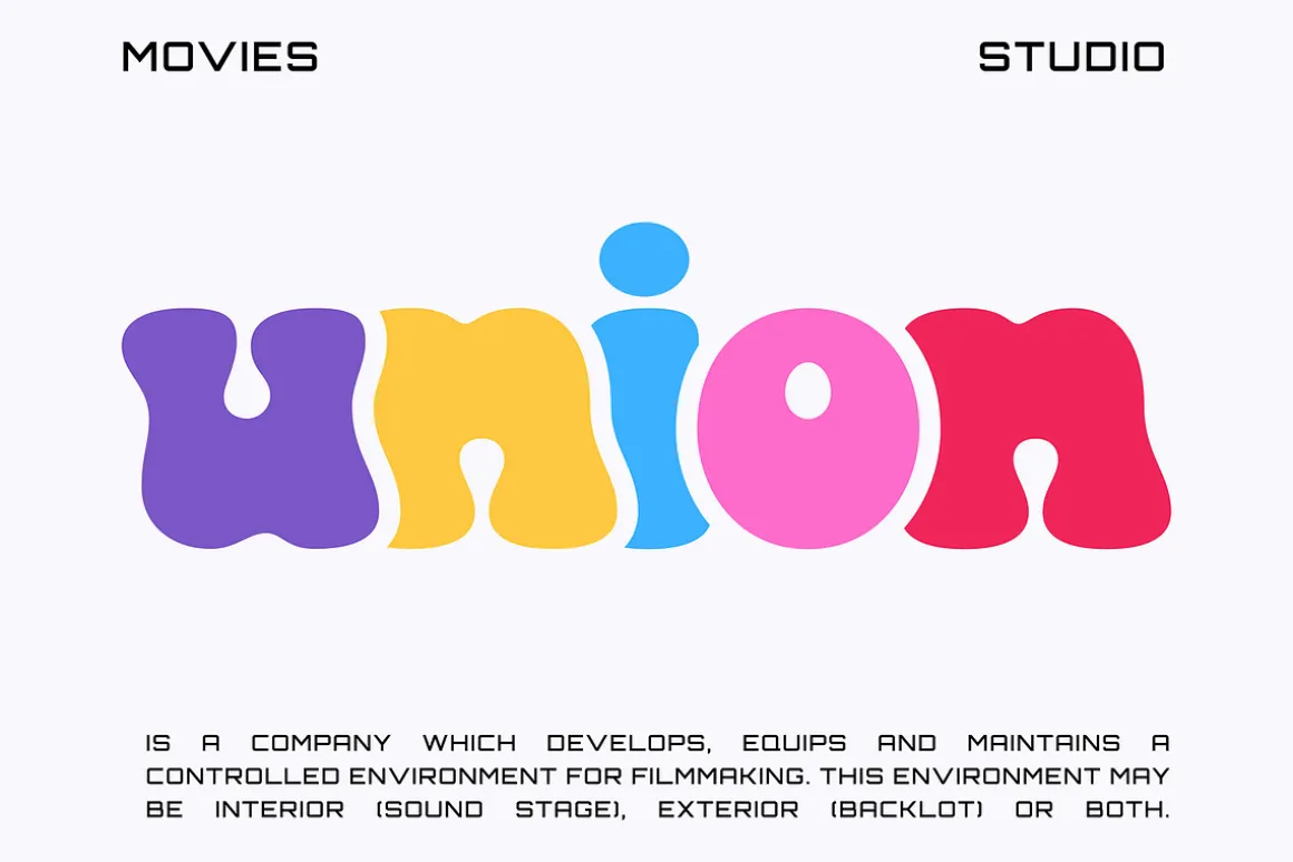 Apple Peach | Playful bubble Font