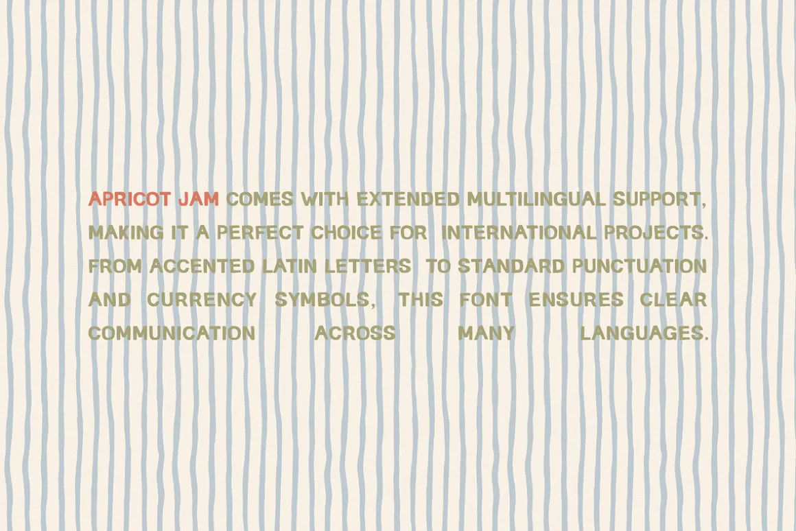 Apricot Jam | Handwritten Sans Serif