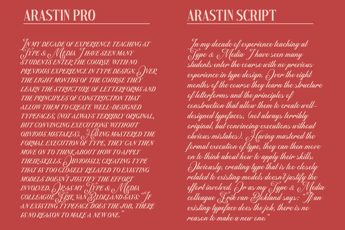 Arastin Font + Extras