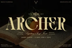 Archer Display - Ligature Serif Font