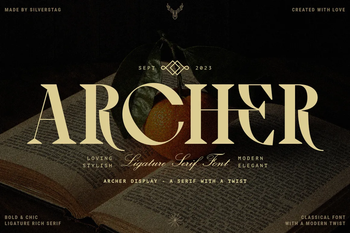 Archer Display - Ligature Serif Font