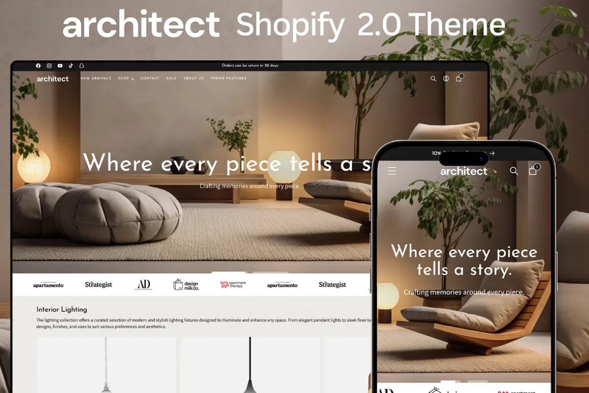 Architect Shopify 2.0 Theme