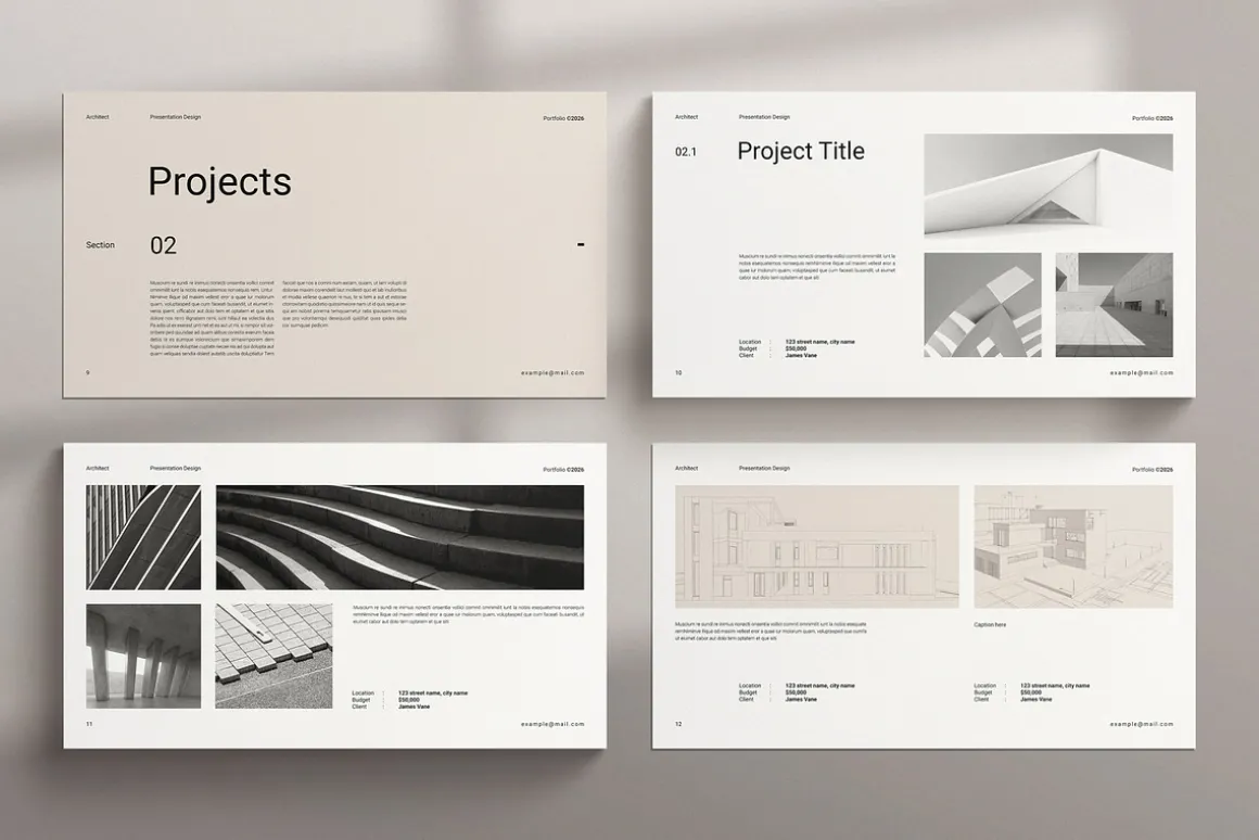 Architecture Portfolio Presentation