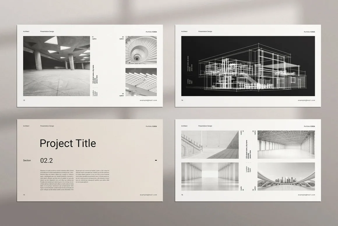 Architecture Portfolio Presentation