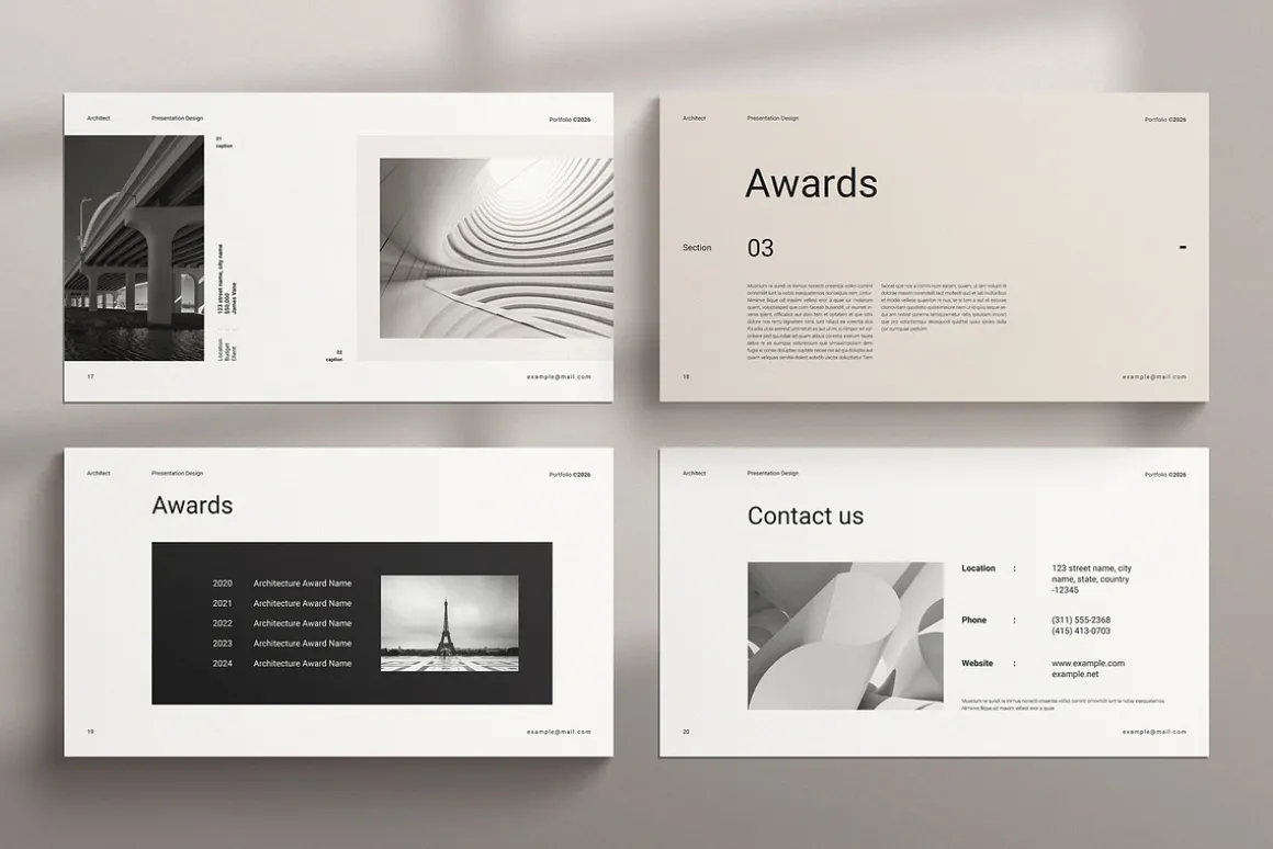 Architecture Portfolio Presentation