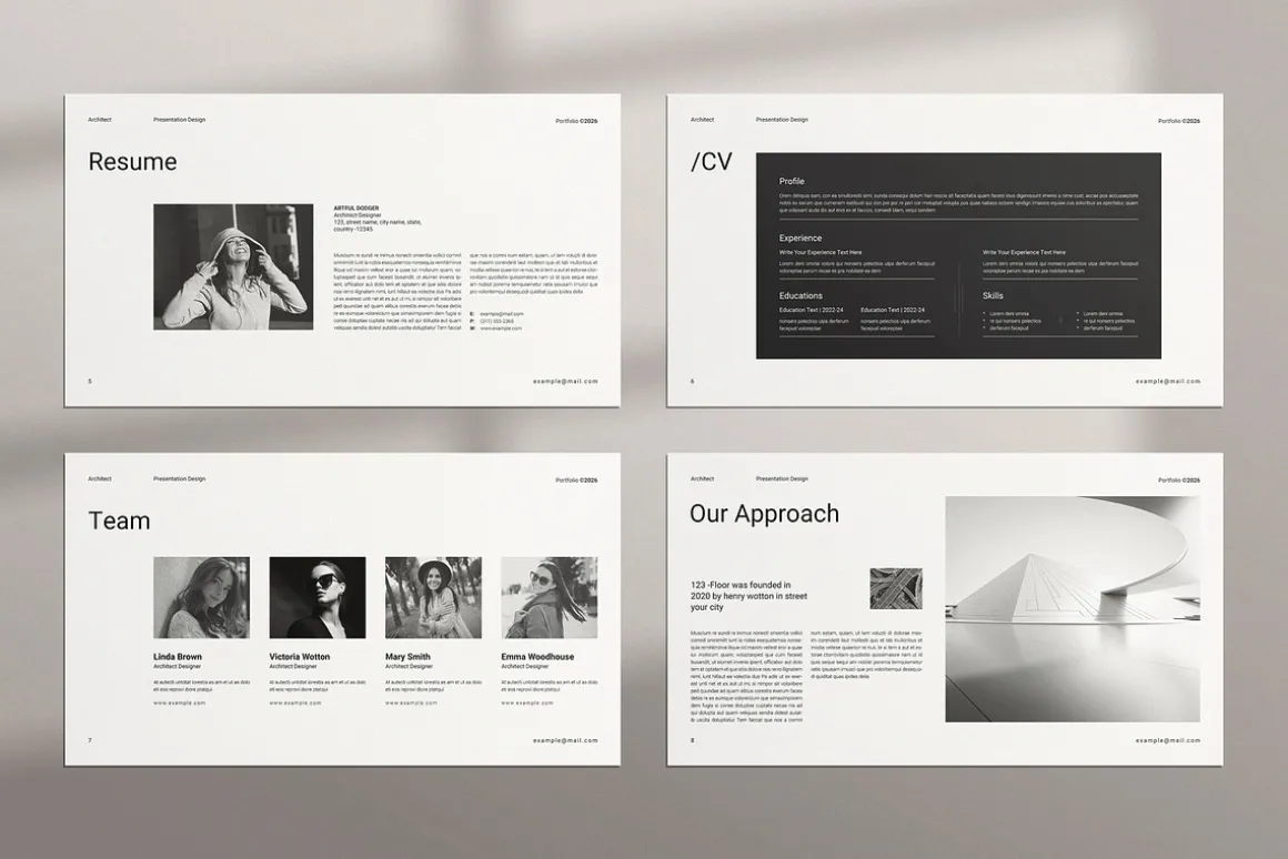 Architecture Portfolio Presentation