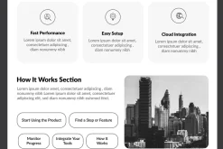 Architecture Wireframe Landing Page