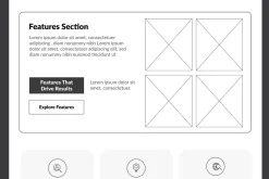 Architecture Wireframe Landing Page