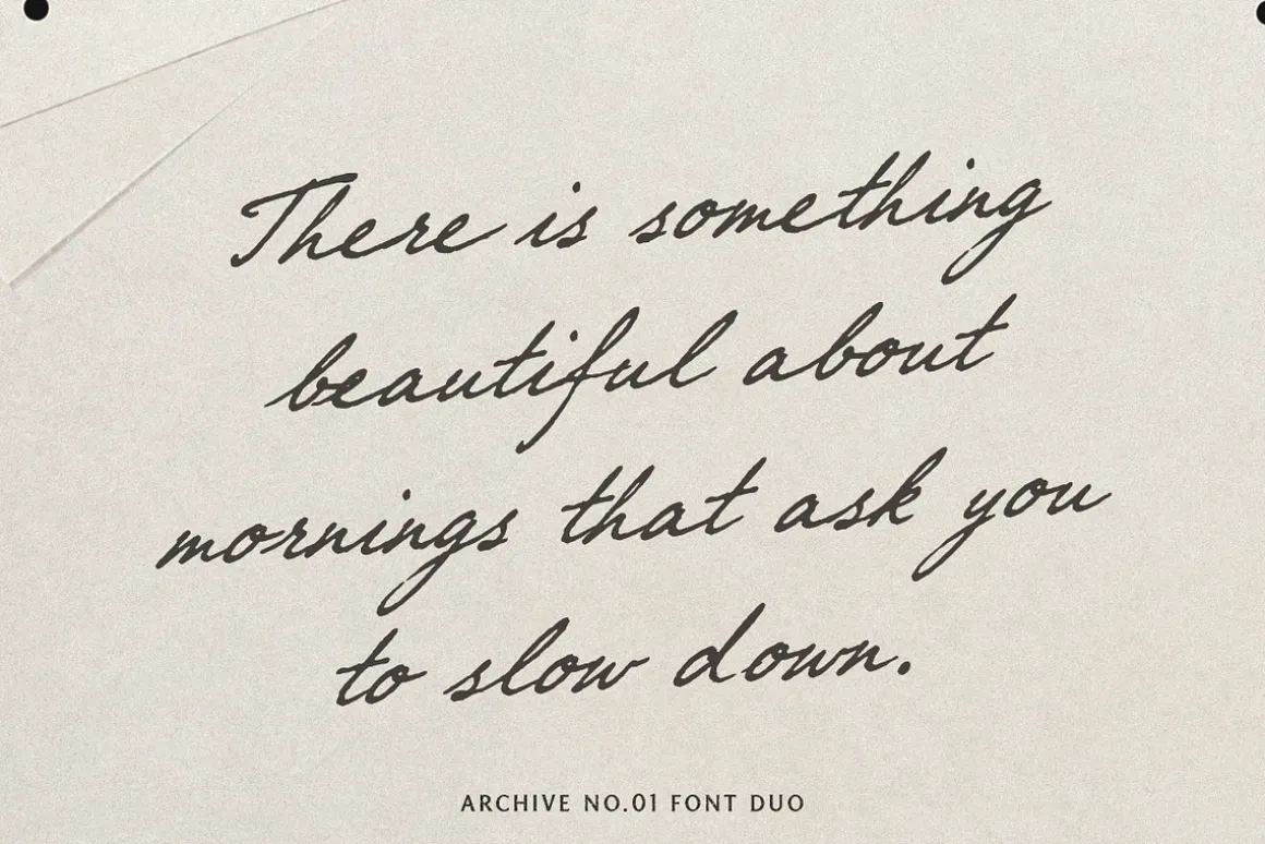 Archive 01 - Editorial Font Duo
