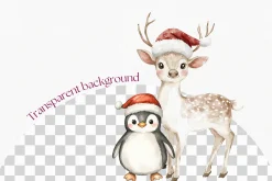 Arctic Animal Clipart Fox, Deer
