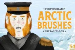 Arctic Dry Brushes for Procreate
