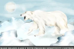 Arctic Dry Brushes for Procreate