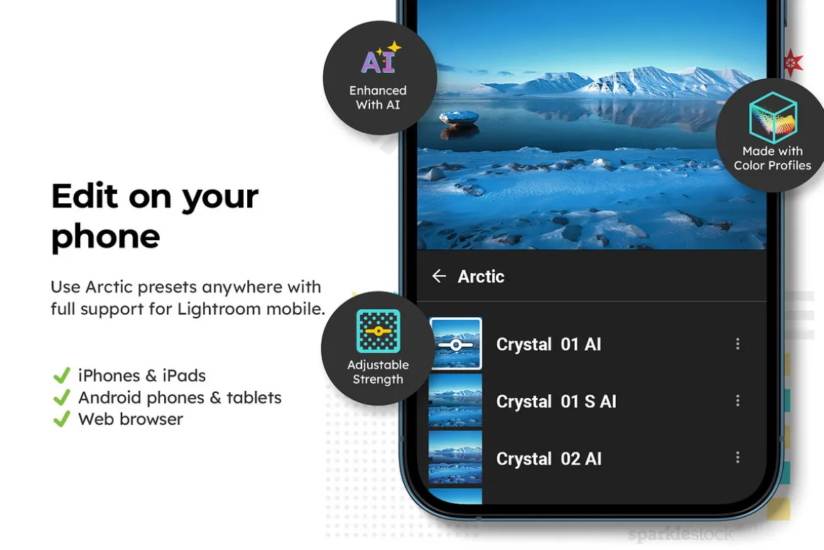 20 Arctic Lightroom Presets LUTs