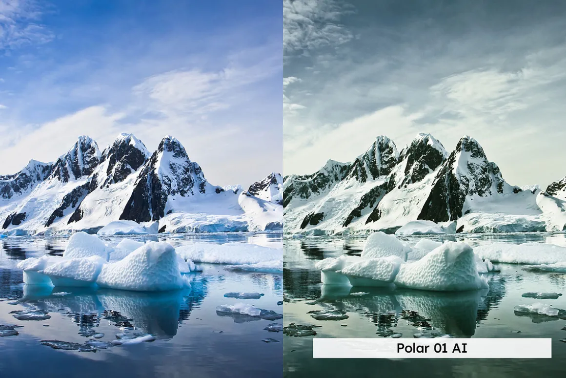 20 Arctic Lightroom Presets LUTs