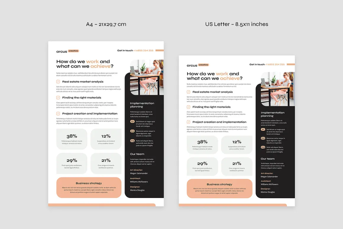 Arcus Case Study Canva Template