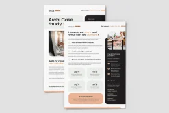 Arcus Case Study Canva Template