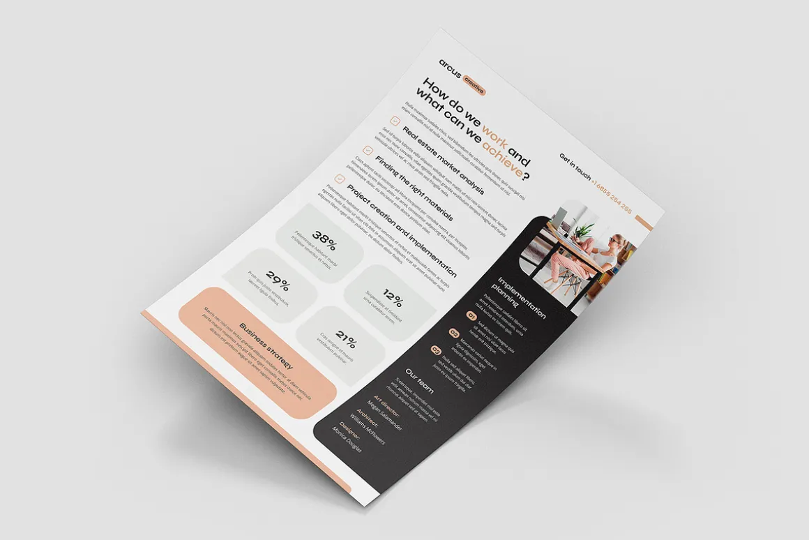 Arcus Case Study Canva Template
