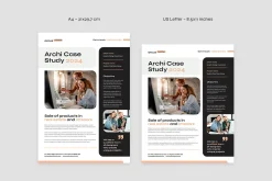 Arcus Case Study Canva Template