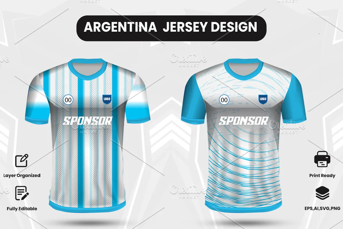 Argentina Football Jersey Design