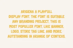 Arigena - Playful Font