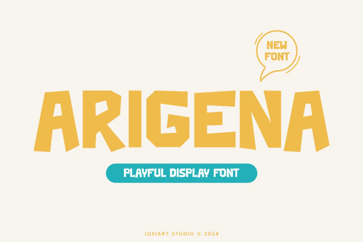 Arigena - Playful Font
